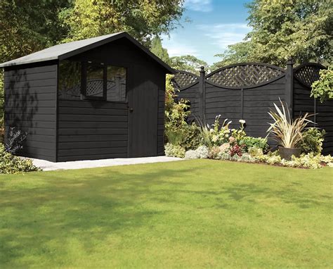 tudor black oak fence paint|ronseal fence life black.